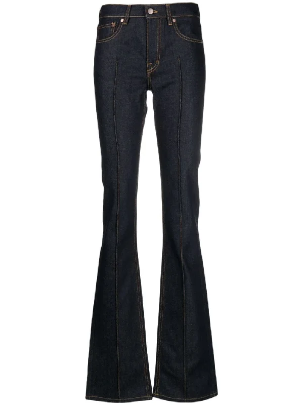 Filippa K Jeans Blue Fashionable Cropped Denim Jeans