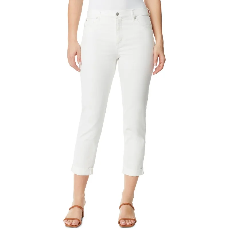 Gloria Vanderbilt Womens Cropped Straight Leg Boyfriend Jeans Comfortable Distressed Straight-Leg Jeans Gloria Vanderbilt Womens Cropped Straight Leg Boyfriend Jeans Comfortable Distressed Straight-Leg Jeans
