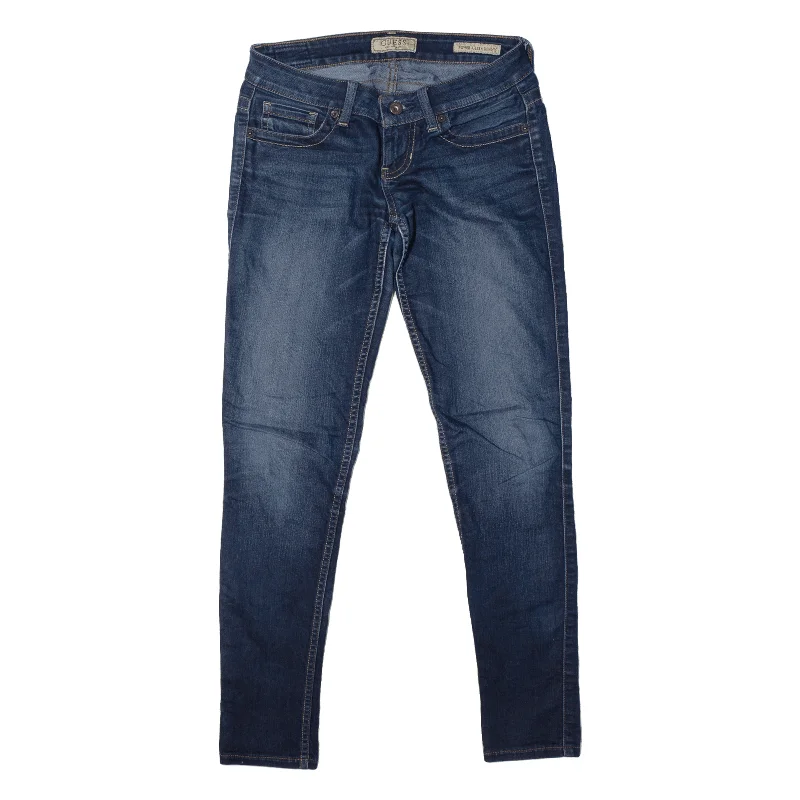 GUESS Jeans Blue Denim Slim Skinny Stone Wash Womens W28 L28 Comfortable Stretch Fit Jeans GUESS Jeans Blue Denim Slim Skinny Stone Wash Womens W28 L28 Comfortable Stretch Fit Jeans