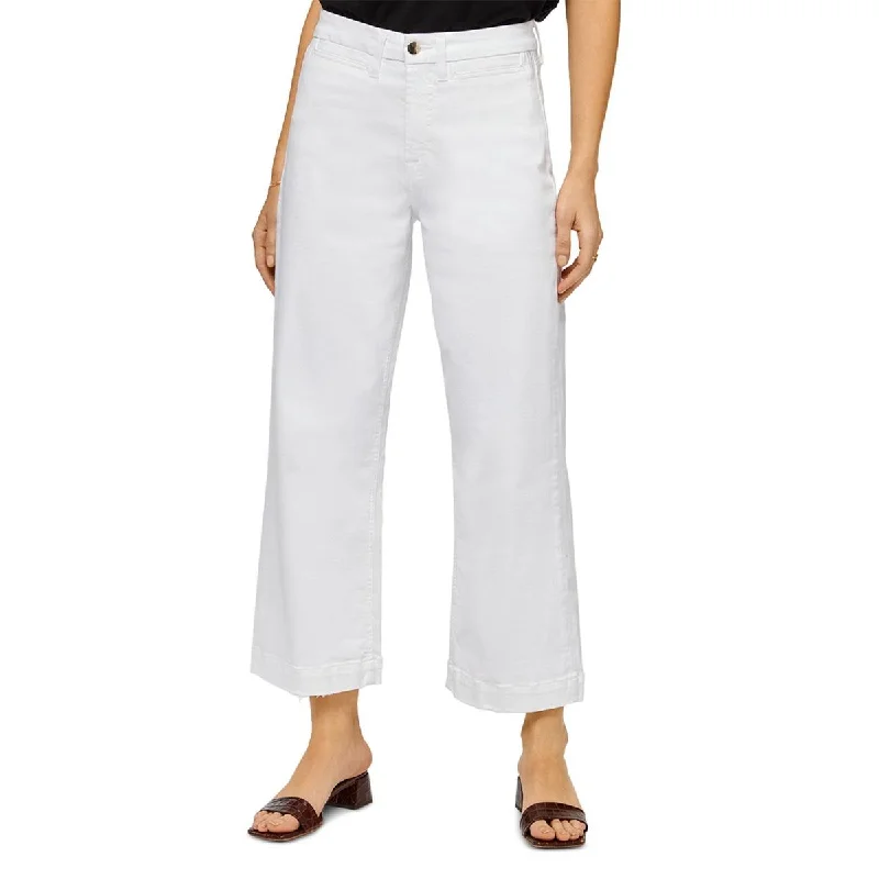Jen7 by 7 for All Mankind Womens Cropped Deep Pocket Wide Leg Jeans Casual Light Wash Jeans Jen7 by 7 for All Mankind Womens Cropped Deep Pocket Wide Leg Jeans Casual Light Wash Jeans