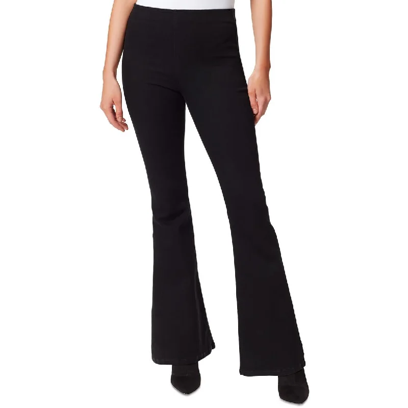Jessica Simpson Womens Mid Rise Soft Sculpt Flared Jeans Stylish High-Waisted Denim