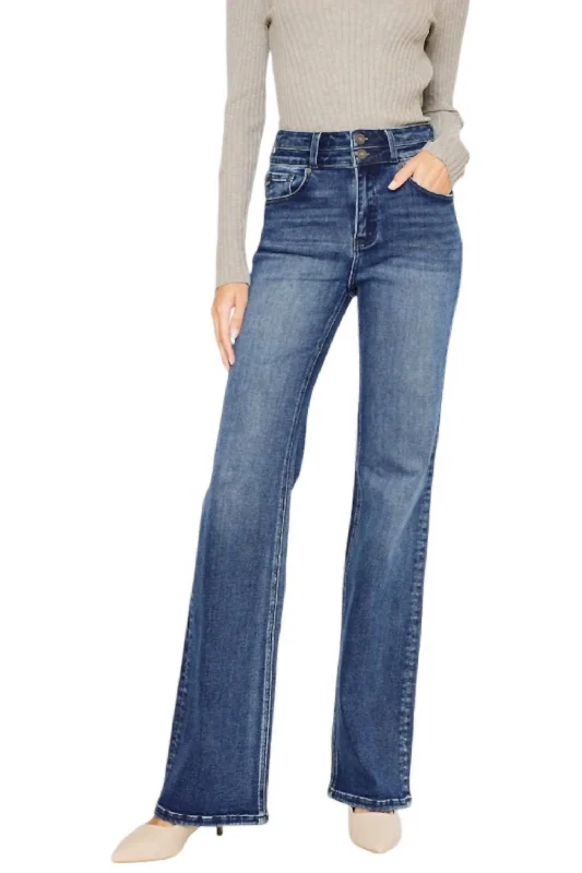 Karlee Bootcut Jeans In Dark Denim Classic Slim Fit Jeans