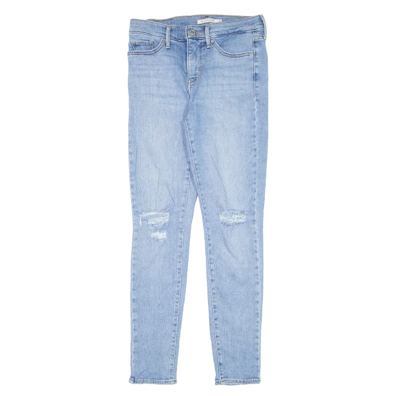 LEVI'S 311 Shaping Distressed Jeans Blue Denim Slim Skinny Stone Wash Womens W26 L28 Casual Bootcut Ripped Jeans LEVI'S 311 Shaping Distressed Jeans Blue Denim Slim Skinny Stone Wash Womens W26 L28 Casual Bootcut Ripped Jeans