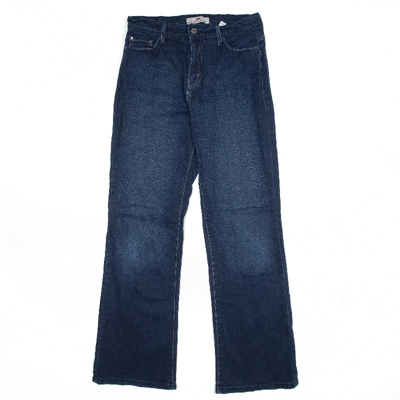 LEVI'S 512 Jeans Blue Denim Slim Bootcut Stone Wash Womens W30 L32 Stylish Slim Fit Denim