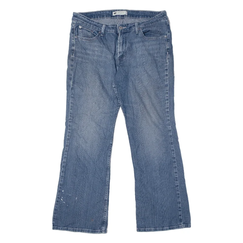LEVI'S 518 Superlow Jeans Blue Denim Regular Bootcut Womens W31 L30 Comfortable Zip-Up Skinny Jeans LEVI'S 518 Superlow Jeans Blue Denim Regular Bootcut Womens W31 L30 Comfortable Zip-Up Skinny Jeans