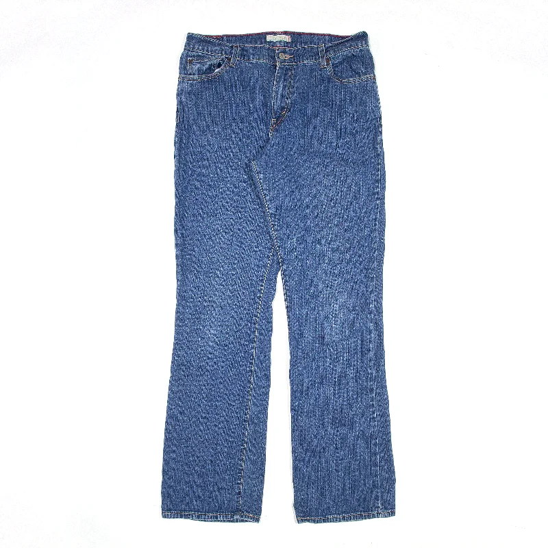 LEVI'S 550 Jeans Blue Denim Relaxed Bootcut Womens W30 L32 Casual Wide-Legged Denim Jeans