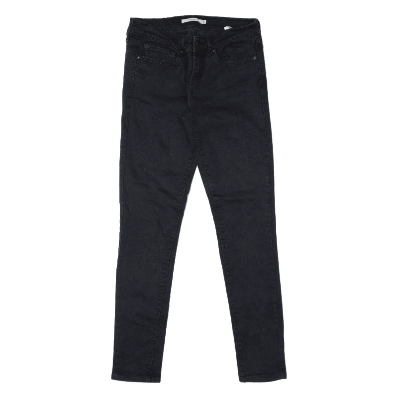 LEVI'S 711 Jeans Black Denim Slim Skinny Womens W27 L30 Casual High-Waisted Bootcut Jeans LEVI'S 711 Jeans Black Denim Slim Skinny Womens W27 L30 Casual High-Waisted Bootcut Jeans