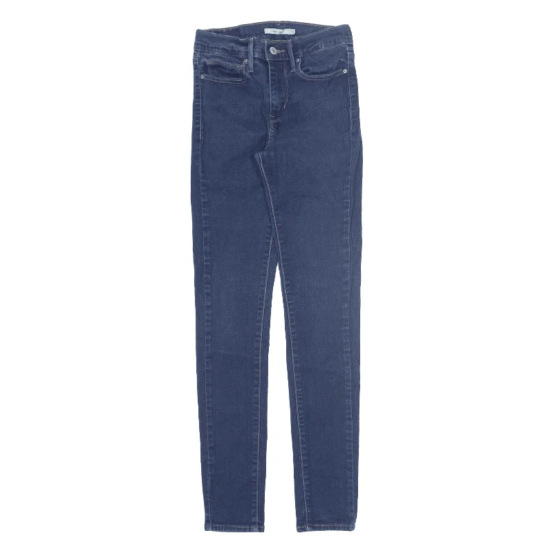 LEVI'S Jeans Blue Denim Slim Skinny Womens W24 L32 Comfortable Boyfriend Jeans