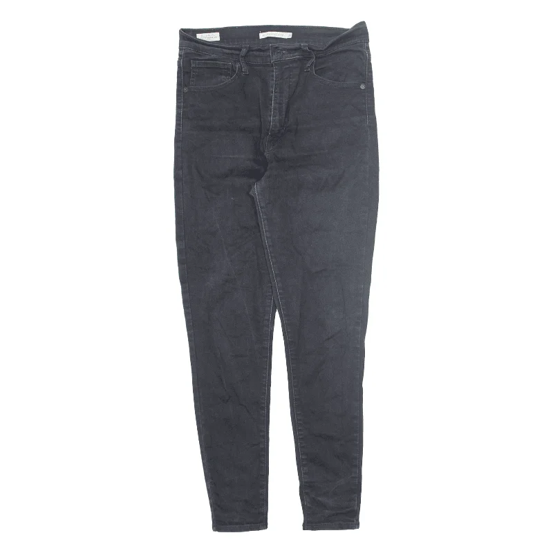 LEVI'S Mile High BIG E Jeans Black Denim Slim Skinny Womens W30 L28 Casual Skinny Fit Jeans LEVI'S Mile High BIG E Jeans Black Denim Slim Skinny Womens W30 L28 Casual Skinny Fit Jeans