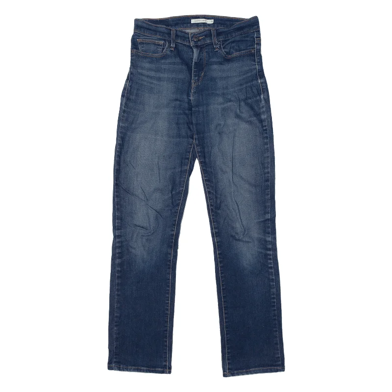 LEVI'S Slimming Jeans Blue Denim Slim Straight Stone Wash Womens W26 L32 Cozy Relaxed Fit Denim Jeans LEVI'S Slimming Jeans Blue Denim Slim Straight Stone Wash Womens W26 L32 Cozy Relaxed Fit Denim Jeans