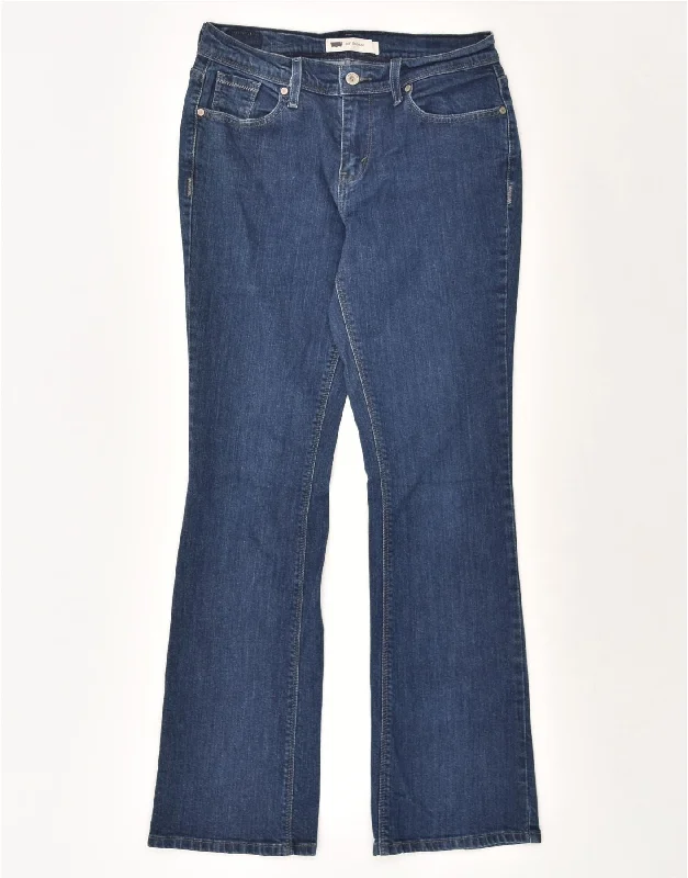 LEVI'S Womens Bootcut Jeans W30 L31 Blue Cotton Fashionable Vintage Wash Jeans