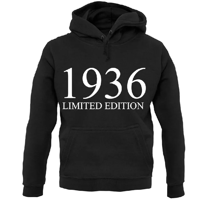 Limited Edition 1936 Unisex Hoodie Hoodie with Velcro Closure Adjustable Secure