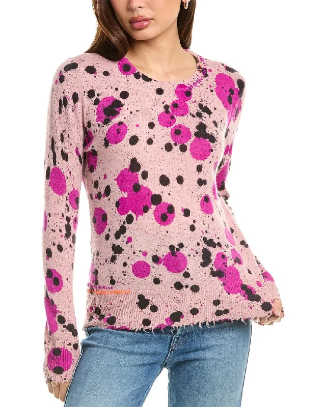 Lisa Todd Splatter Wool & Cashmere-Blend Sweater Wool Sweater Cotton Sweater Cashmere Sweater