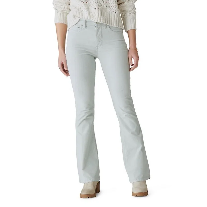 Lucky Brand Womens Stevie Corduroy High Rise Flared Jeans Comfortable Jogger Style Jeans Lucky Brand Womens Stevie Corduroy High Rise Flared Jeans Comfortable Jogger Style Jeans