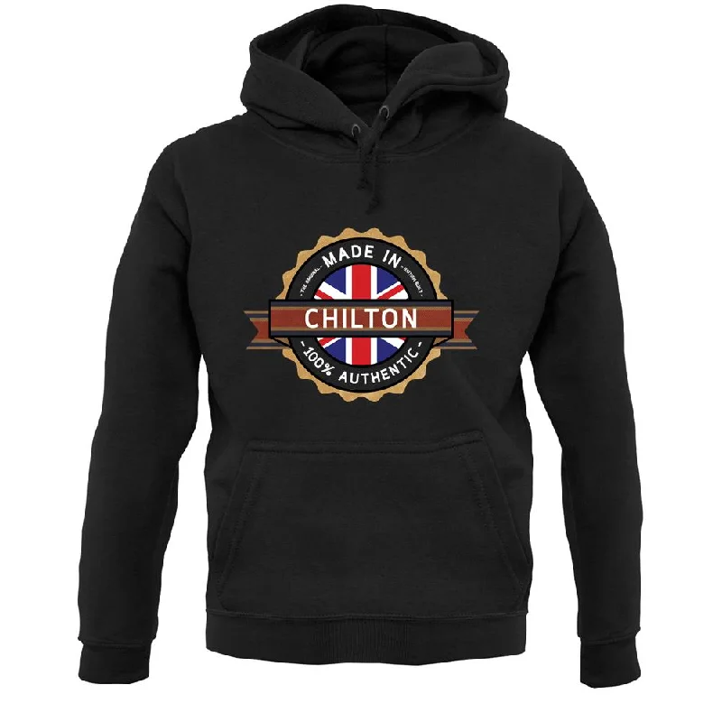 Made In Chilton 100% Authentic Unisex Hoodie Hoodie with Belted Waist Structured Tailored Made In Chilton 100% Authentic Unisex Hoodie Hoodie with Belted Waist Structured Tailored