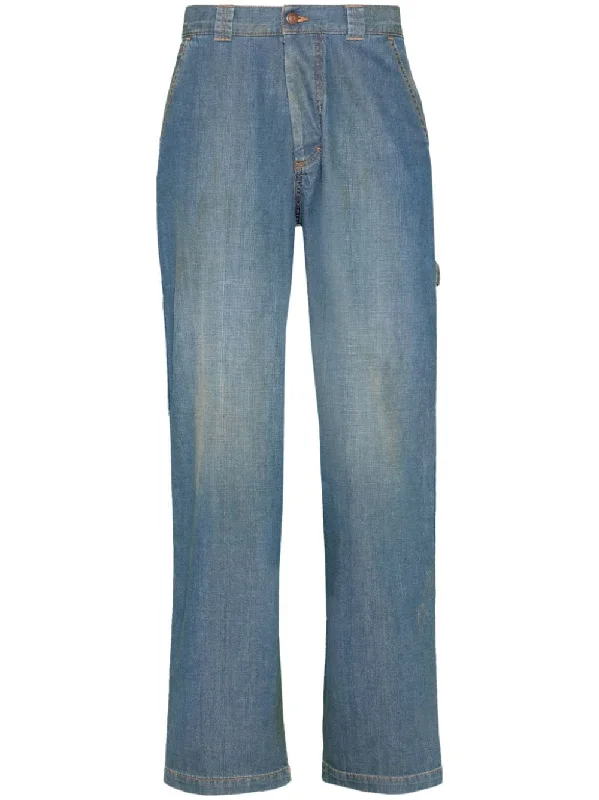 Maison Margiela Jeans Denim Comfortable Zip-Fly Denim Jeans