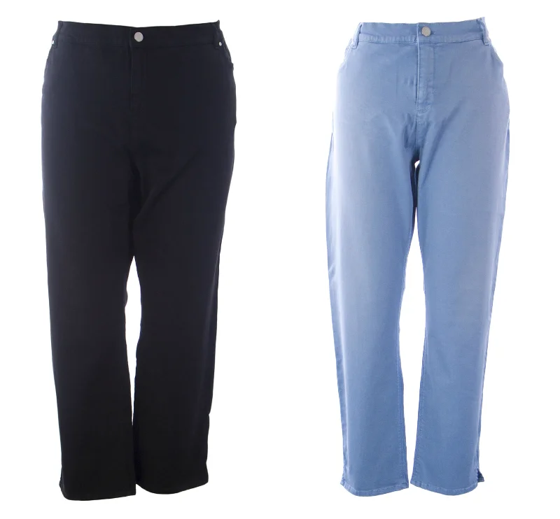 MARINA RINALDI Women's Rarita Super Slim Jeans $325 NWT Trendy Plus Size Jeans