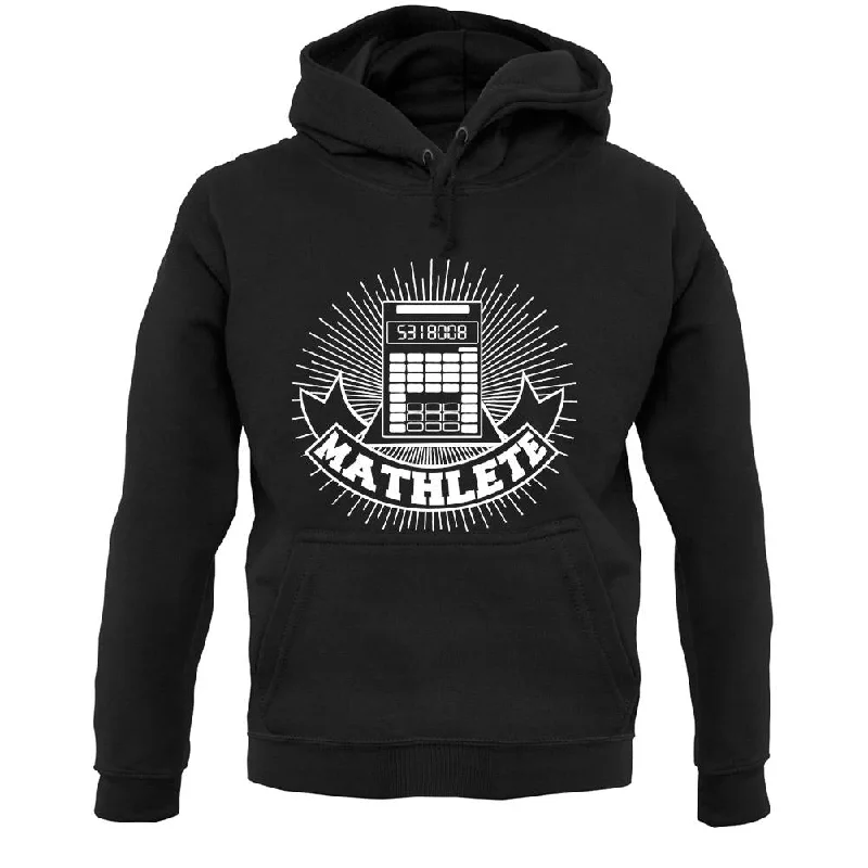 Mathlete Unisex Hoodie Hoodie with Cuffed Sleeves Snug Secure