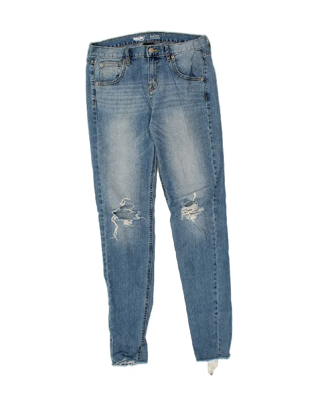 MOSSIMO Womens Boyfriend Distressed Slim Jeans US 2 XS W30 L31 Blue Cotton Comfortable Distressed Straight-Leg Jeans MOSSIMO Womens Boyfriend Distressed Slim Jeans US 2 XS W30 L31 Blue Cotton Comfortable Distressed Straight-Leg Jeans