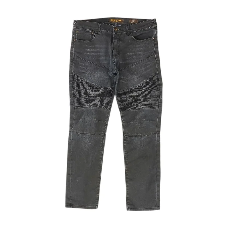 Navy Solid Slim Jeans Cozy Tencel Blend Denim Jeans