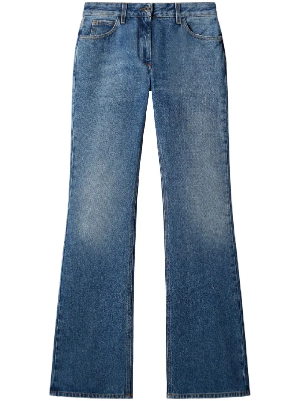 Off White Jeans Blue Trendy Plus Size Jeans