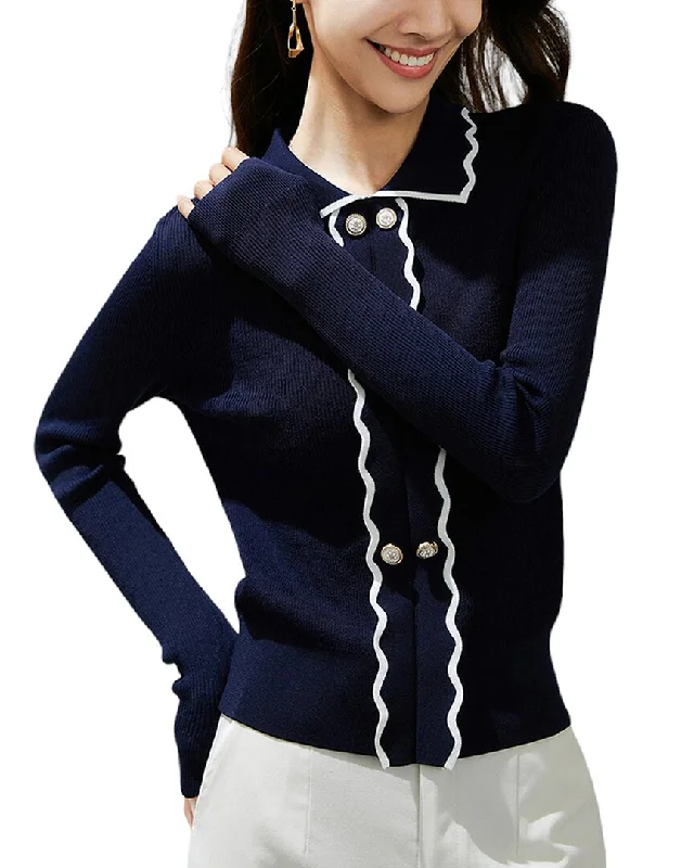 ONEBUYE Sweater Silk Blend Satin Velvet