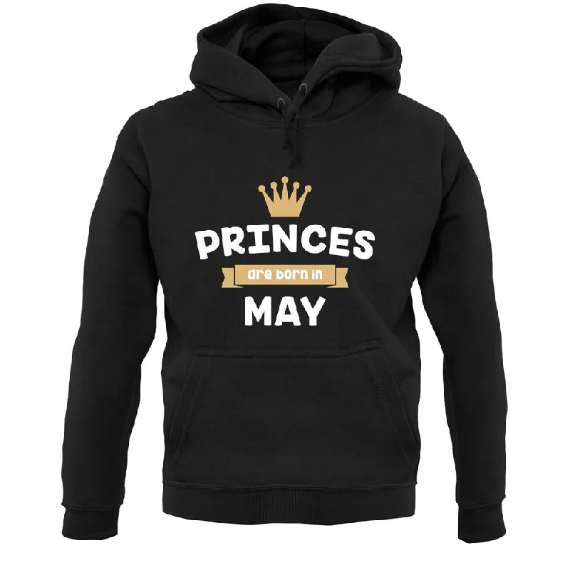 Princes Are Born In May Unisex Hoodie Hoodie with Print Artistic Unique