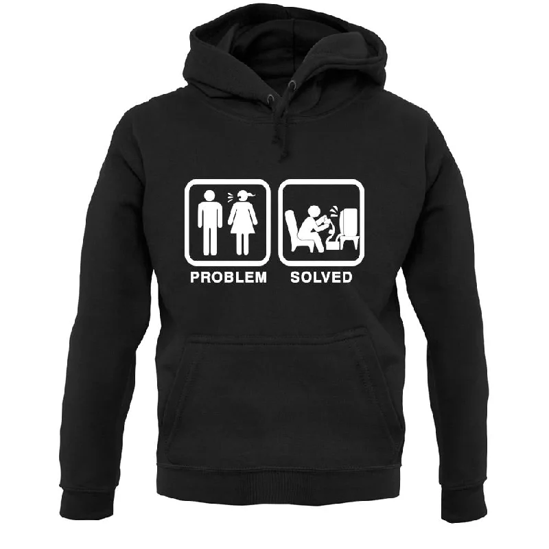 Problem Solved Gaming Unisex Hoodie Hoodie with Camouflage Military Edgy