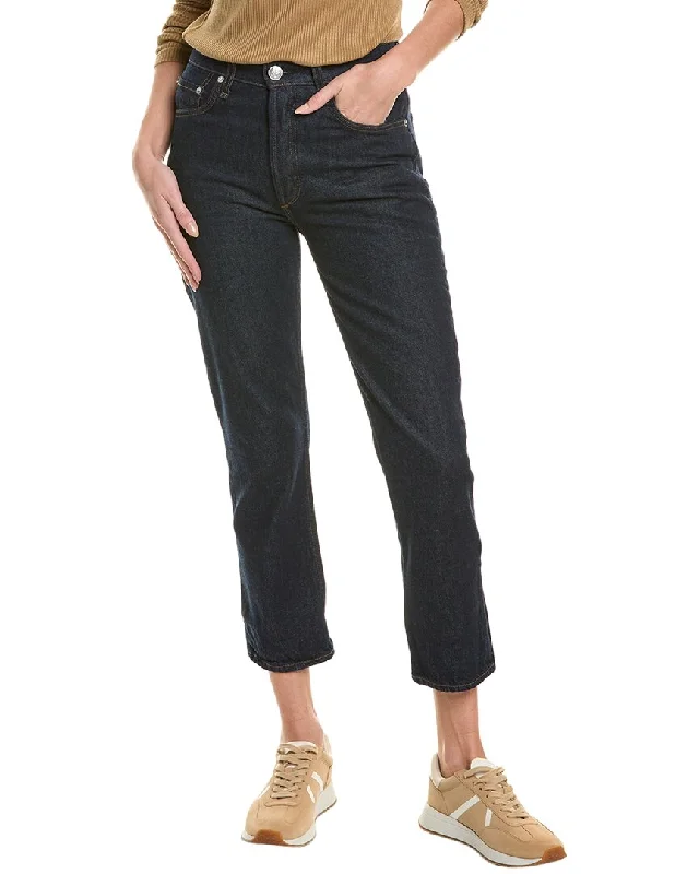 rag & bone Nina Rinse High-Rise Cigarette Jean Trendy Plus Size Jeans