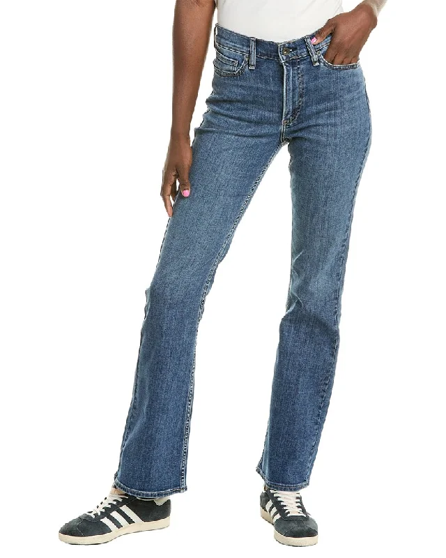 rag & bone Piper Mid-Rise Medium Wash Bootcut Jean Comfortable Faded High-Rise Jeans