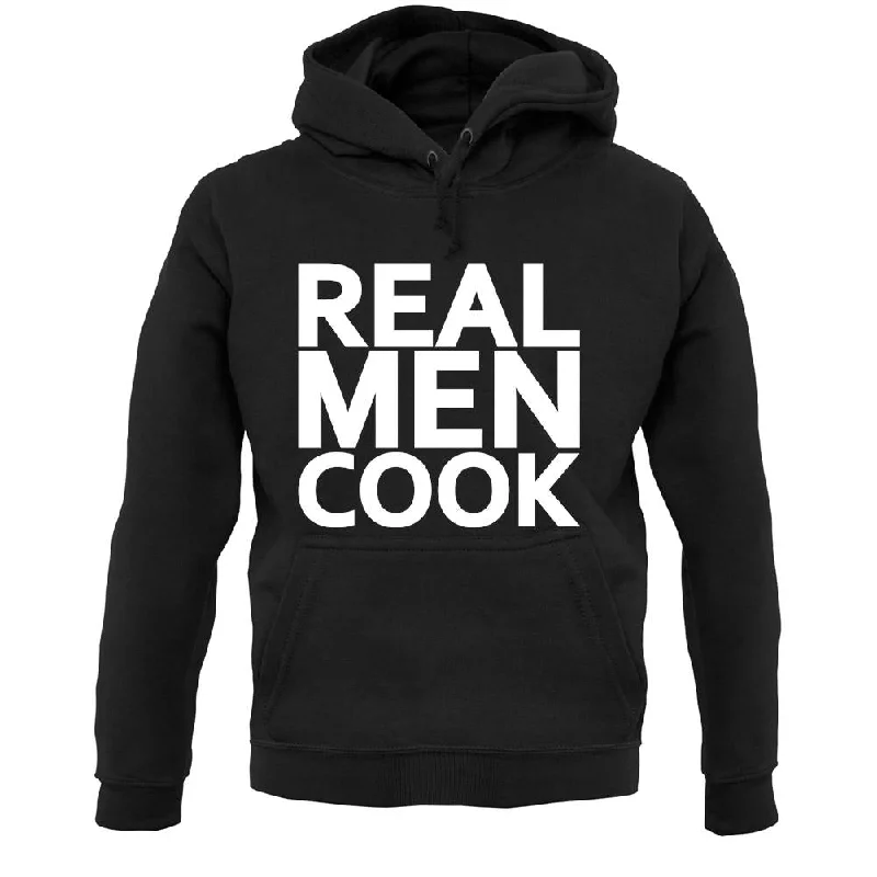 Real Men Cook Unisex Hoodie Hoodie with Mesh Breathable Sporty