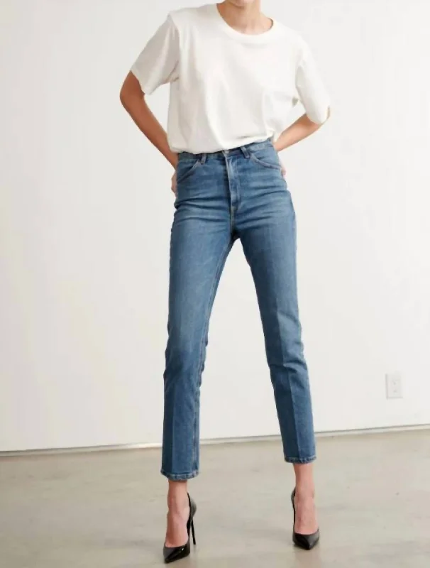 Slim Straight Jean In Charlotte Stylish Plus Size Denim Jeans