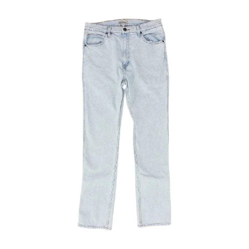 Solid Jeans Casual Straight-Leg Jeans