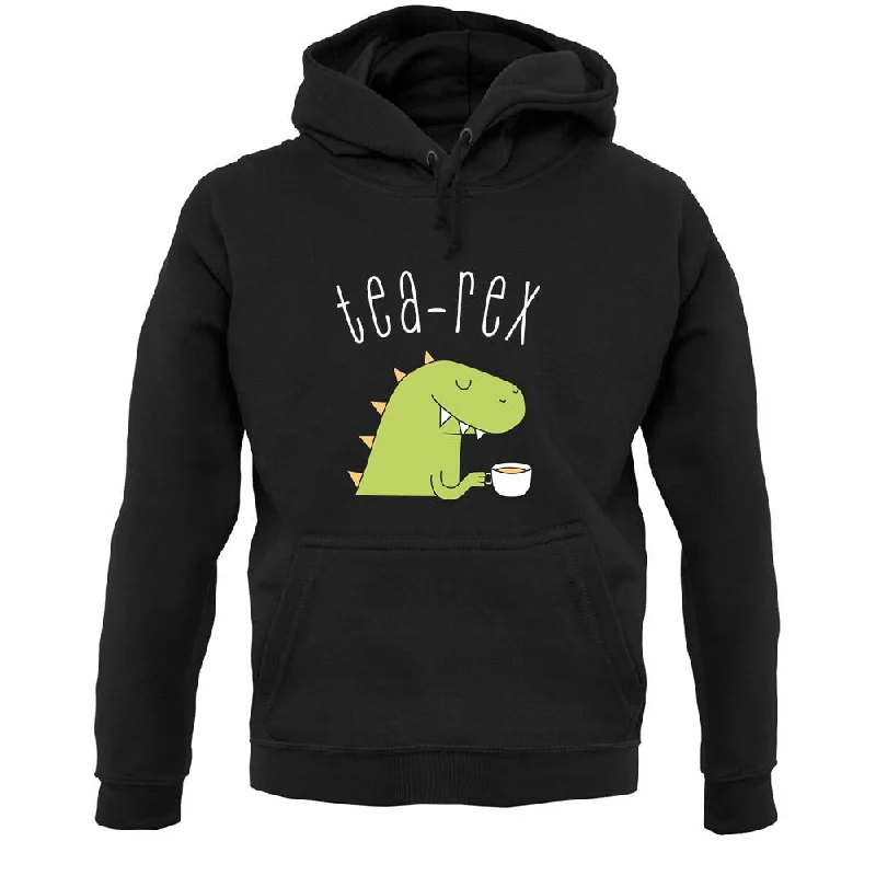 Tea-Rex Unisex Hoodie Hoodie with Distressed Vintage Worn
