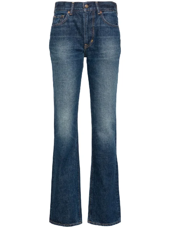 Tom Ford Jeans Blue Comfortable Zip-Fly Denim Jeans