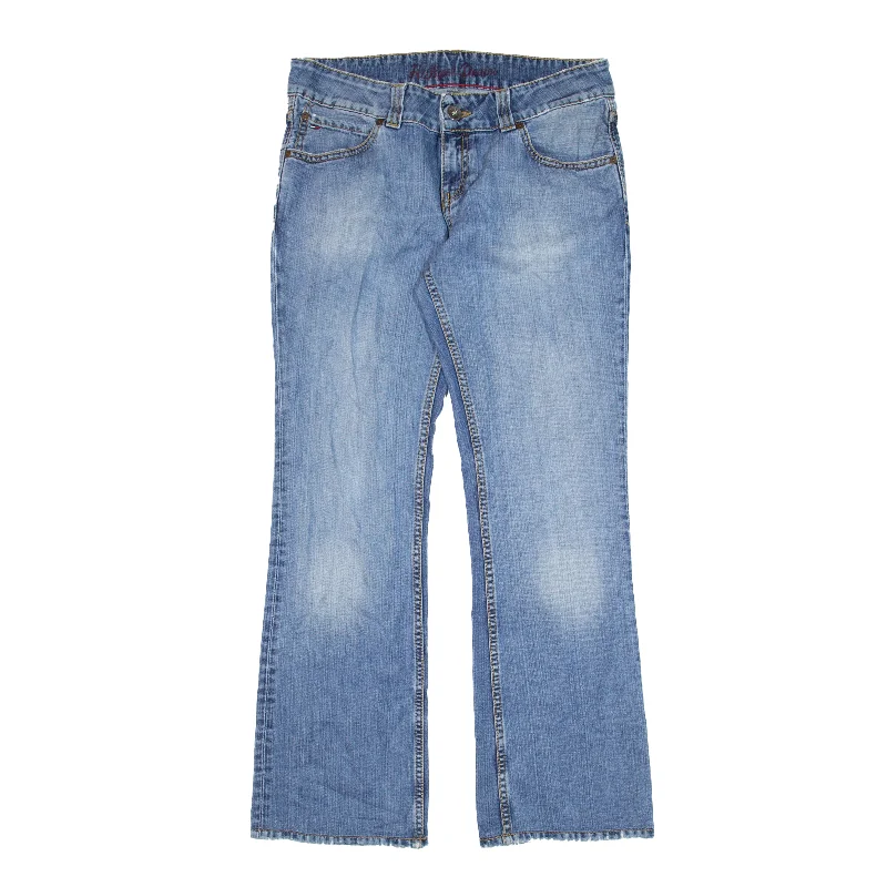 TOMMY HILFIGER Sally Jeans Blue Denim Regular Bootcut Womens W30 L32 Chic Vintage-Inspired Denim Jeans