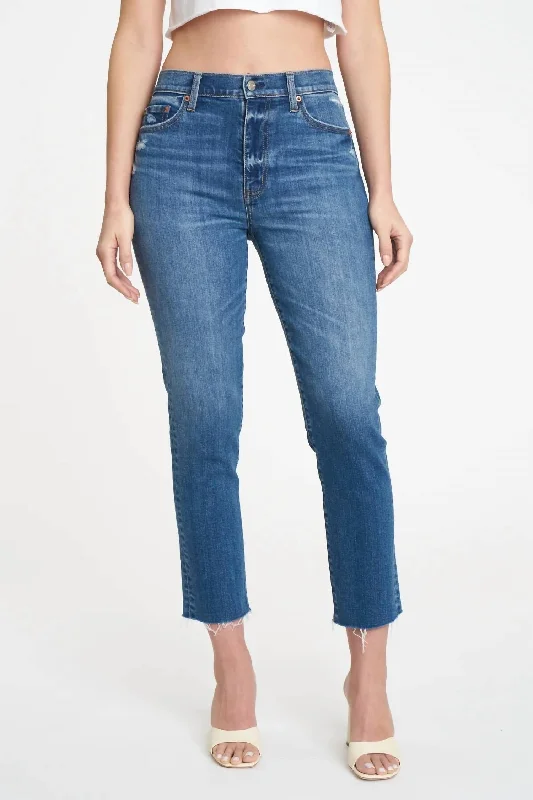 Women's Daily Driver Jeans In Kiss Me Chic Dark-Wash Skinny Jeans