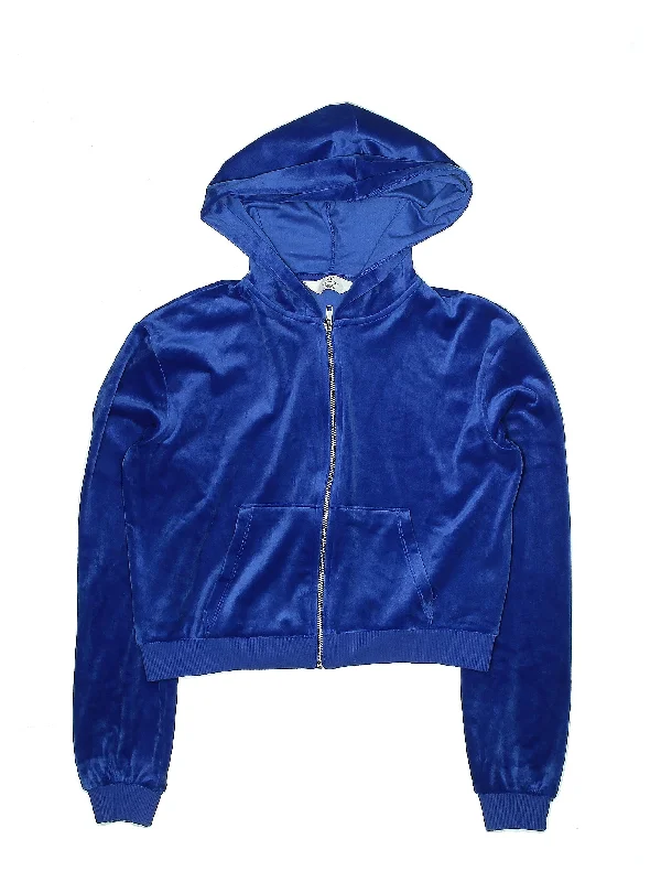 Zip Up Hoodie Hoodie with Stripes Bold Sporty