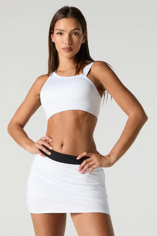 Active Fitted Side Pocket Tennis Skort vintage skirt charm