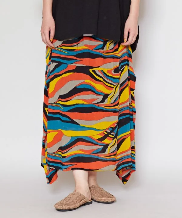 Rayon Crepe Skirt cashmere skirt soft