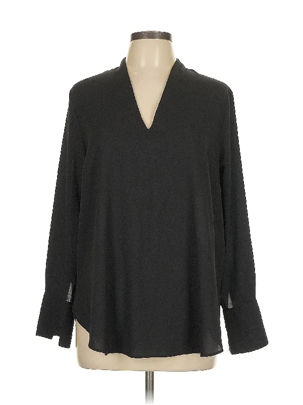 3/4 Sleeve Blouse Stylish Wrap Blouse