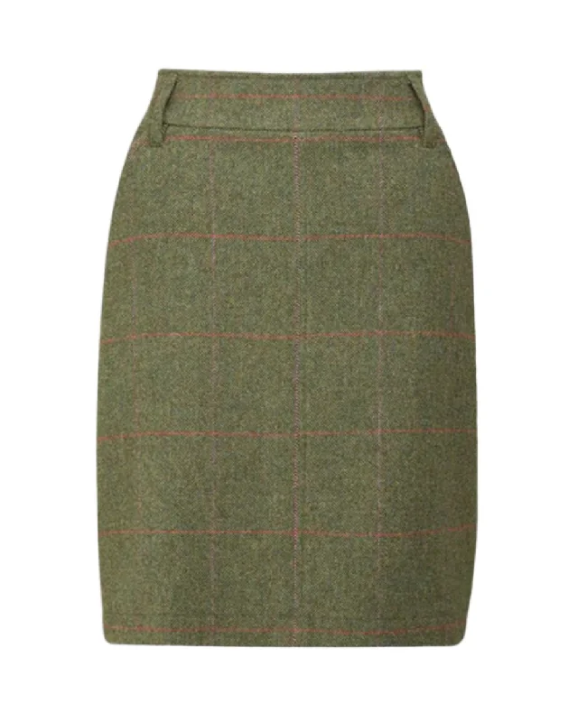 Alan Paine Combrook Tweed Skirt lace skirt elegant