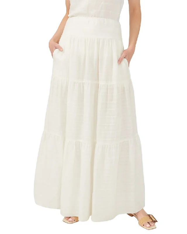 J.Mclaughlin Solid Ophelia Skirt cashmere skirt soft