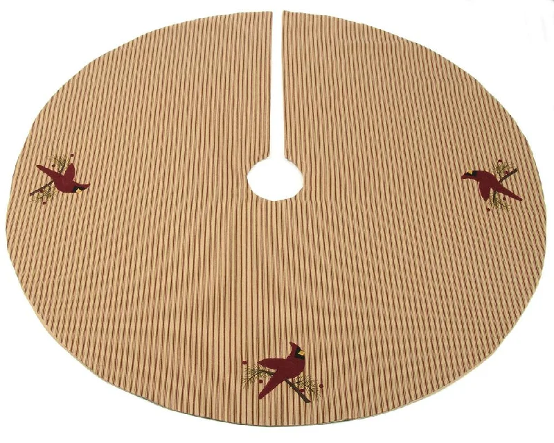 Cardinal Christmas Tree Skirt TSAR0069 lace skirt elegant