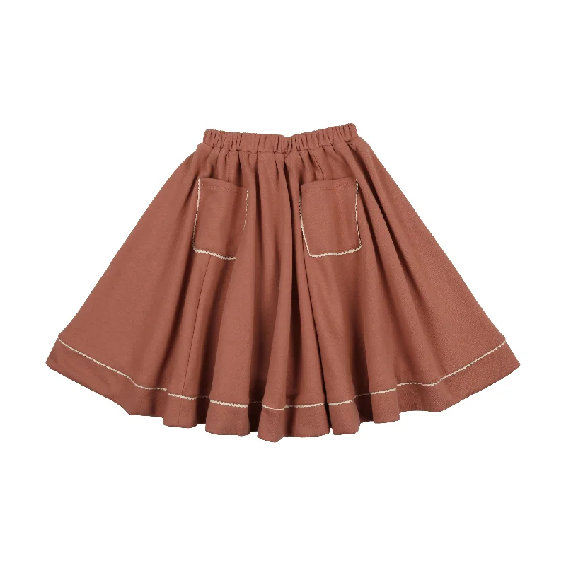 Coco Blanc Mulberry Pocket Skirt chiffon skirt lightweight