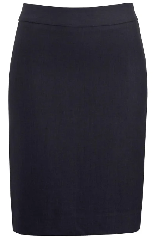 Synergy Washable Skirt - Navy denim skirt fashionable