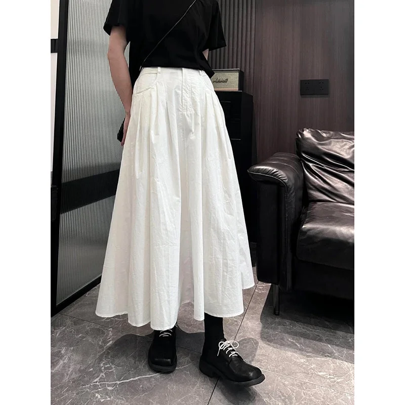 High Waist A Line Skirt boho skirt vibe