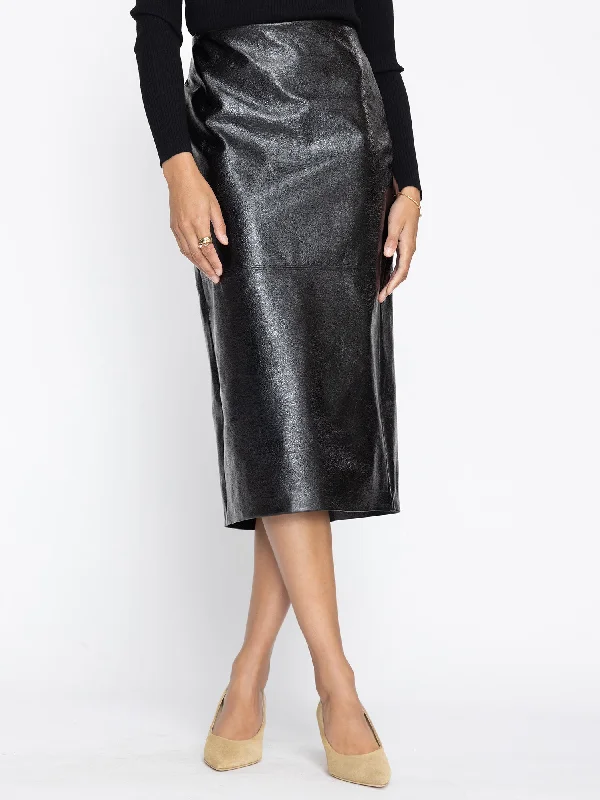 The Irene Vegan Leather Skirt lace skirt romantic