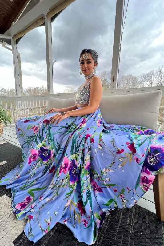 Periwinkle Floral