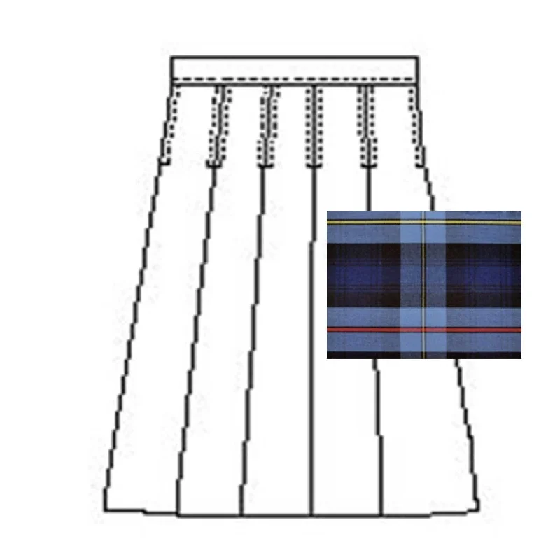 Plaid 41 Knife Pleat Skirt tulle skirt dreamy